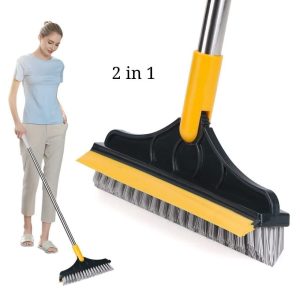 2 in 1 tile cleaning brush yellow