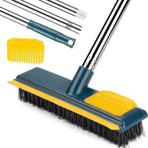 2 IN 1 FLOOR BRUSH SCRUB BRUSH WITH COMB