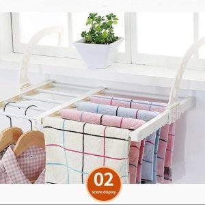 Multifunctional Folding Adjustable Balcony Drying Rack