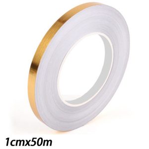 Golden tiles gap tape ( 1 CM, 50 meter)