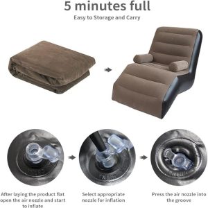 With Electric Automatic Pump Foldable Inflatable Camping Sofa